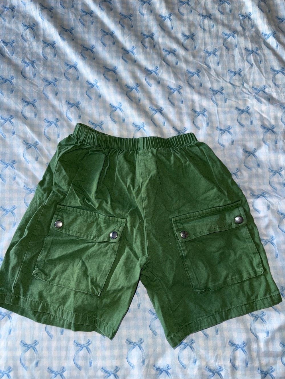 Men's Green Cargo Shorts